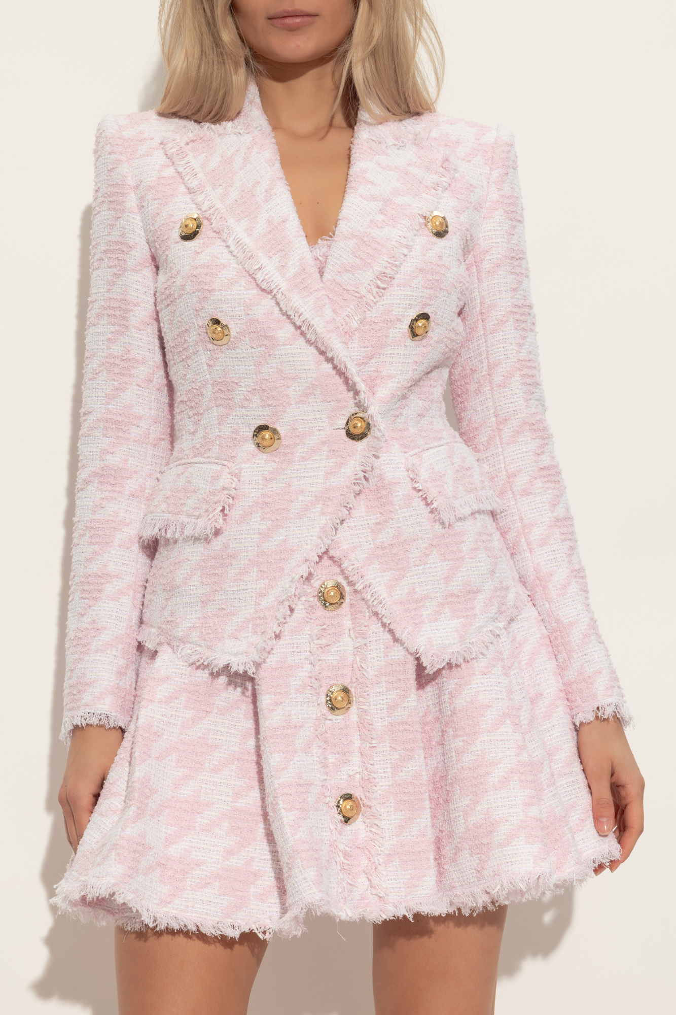 Pink Tweed blazer Balmain - Vitkac AS